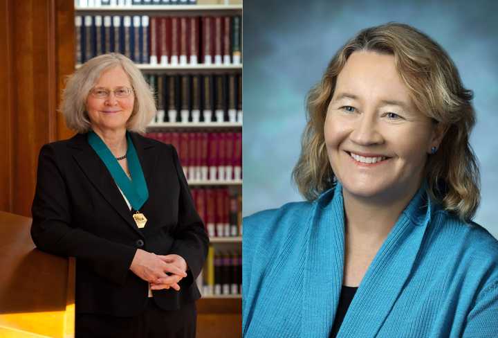 Elizabeth Blackburn and Carolyn Widney Greider